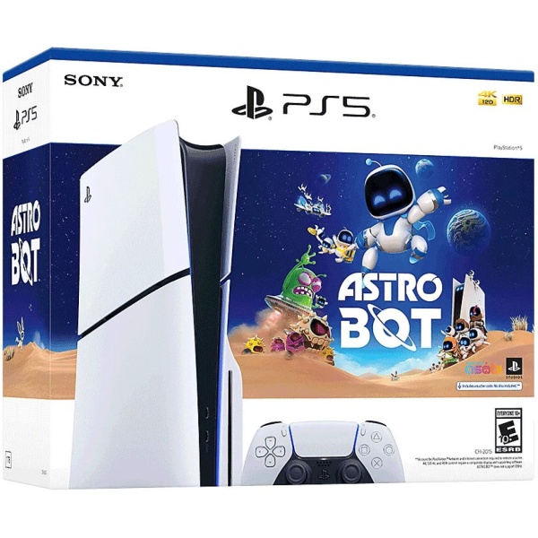Sony PlayStation 5 Slim Game Console ASTRO BOT Bundle in White - 1000044175